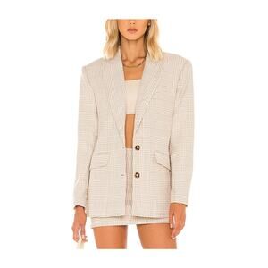L'Academie 'Abigail' White Blazer Size S